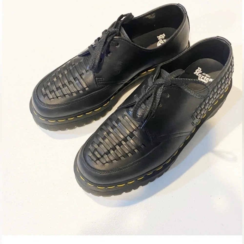 DR. MARTENS 1461 Bex Woven Oxfords Creepers